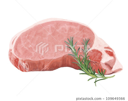Pork loin (with rosemary) 109649366