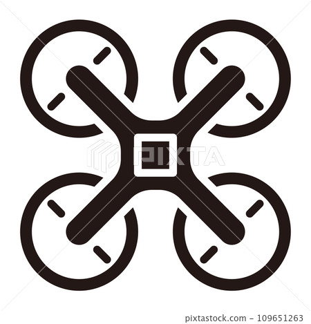 從頂部看無人機圖標 109651263