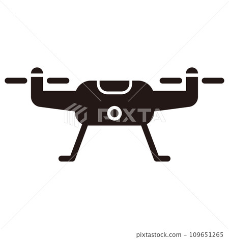 表示無人機的單色圖標 109651265
