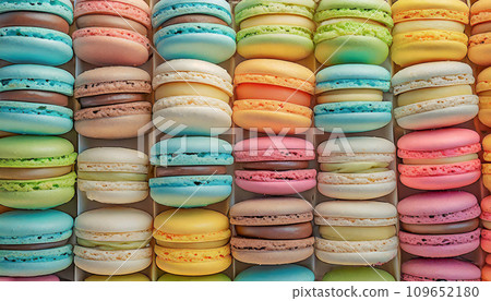 Colorful macaron background that fills the screen (AI generated image) Colorful macaron background that fills the screen (AI generated image) 109652180