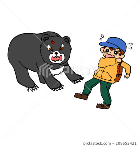 bear and person 109652421
