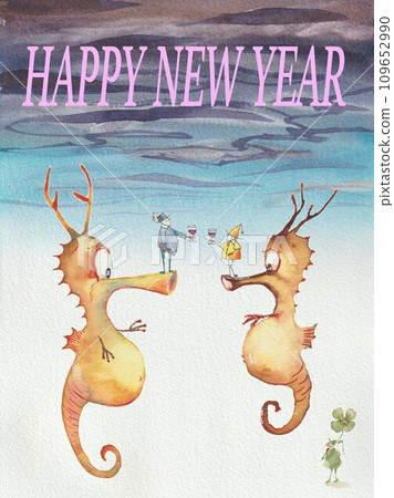 新年素材、龍年、龍的誕生 新年素材、龍年、龍的誕生 109652990