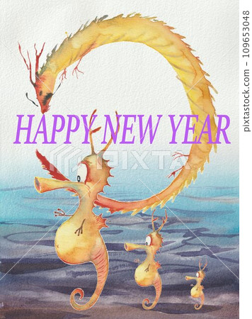 新年素材、龍年、龍的誕生 新年素材、龍年、龍的誕生 109653048