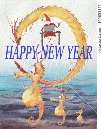 新年素材、龍年、龍的誕生 新年素材、龍年、龍的誕生 109653135