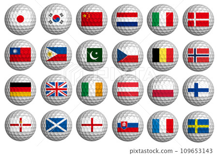 高爾夫球上的國旗 109653143