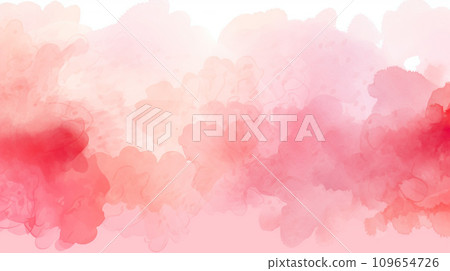 Watercolor style background material: gentle pale pink and red Watercolor style background material: gentle pale pink and red 109654726