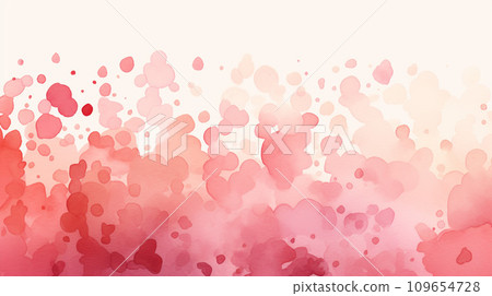 Watercolor style background material: gentle pale pink and red Watercolor style background material: gentle pale pink and red 109654728
