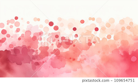 Watercolor style background material: gentle pale pink and red Watercolor style background material: gentle pale pink and red 109654751