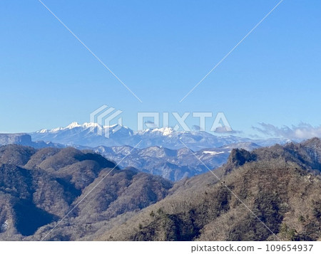 Yatsugatake seen from Mt. Myogi 109654937