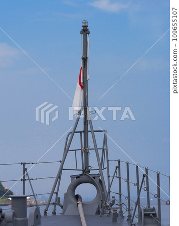 The bow of the Maritime Self-Defense Force Aegis ship Kirishima 109655107