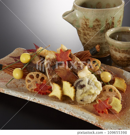 日本料理_吹寄盛_油炸食品 日本料理_吹寄盛_油炸食品 109655398