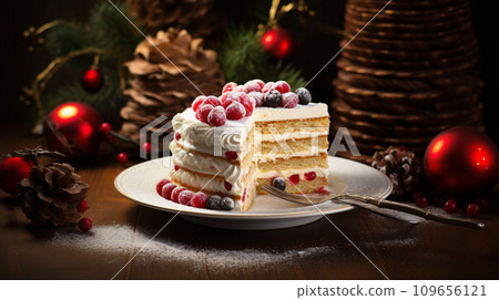 christmas round shortcake christmas round shortcake 109656121