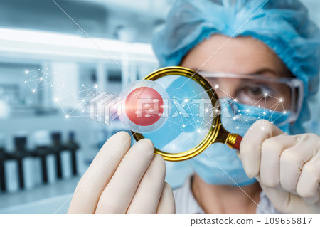 Concept of research artificial insemination technology. 109656817