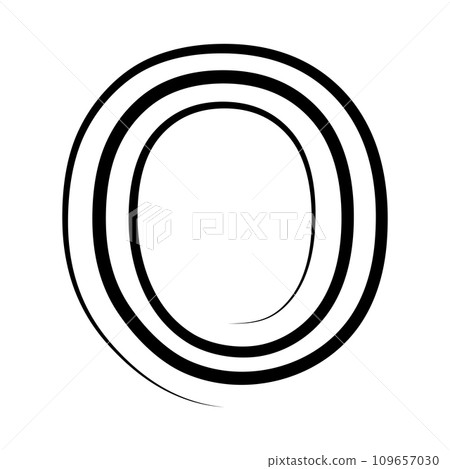 O logo studio letter o spiral icon logotype technology font O logo studio letter o spiral icon logotype technology font 109657030