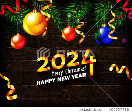 Happy New Year 2024. 109657716