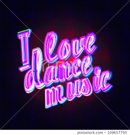 Live Sound neon signboard on brick wall. 109657795