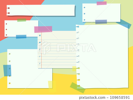 Blank Paper Note Dashboard: To-Do List Design Template Blank Paper Note Dashboard: To-Do List Design Template 109658591