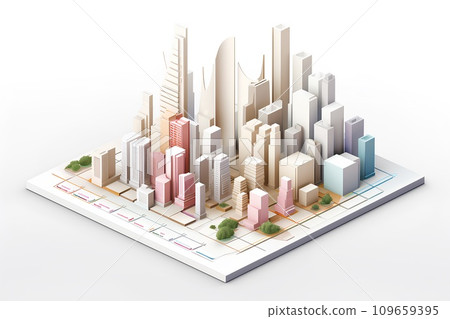未來城市的都市規劃圖 未來城市的都市規劃圖 109659395