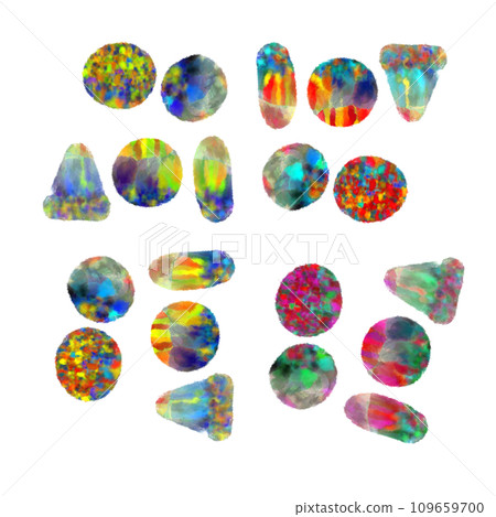 收集珠寶（插圖材料） 109659700