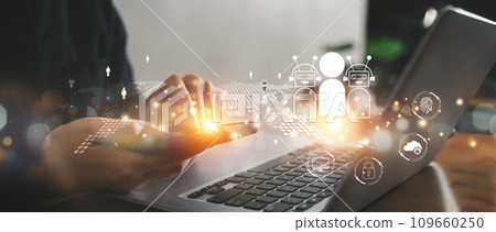 AI Robot Intelligent Robot Artificial Intelligence Customer Service Chatbot チャットボット 109660250