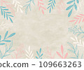 natural plant frame 109663263