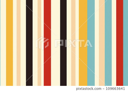Colorful striped wallpaper, retro pattern Colorful striped wallpaper, retro pattern 109663641