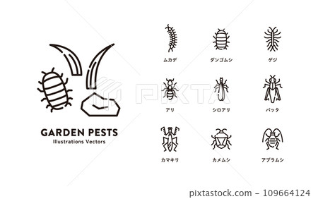 Pest icon set 109664124