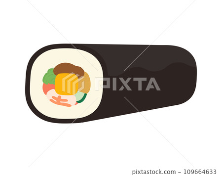Setsubun illustration material, ehomaki Setsubun illustration material, ehomaki 109664633