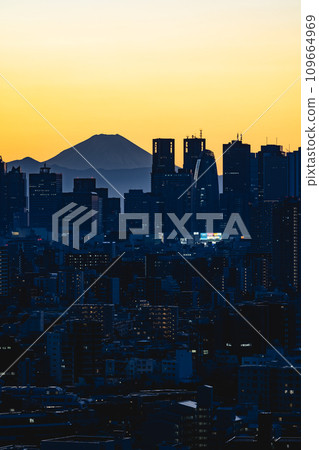 新宿副中心的夜景 新宿副中心的夜景 109664969