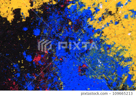 cyan, magenta, black and yellow colors texture cyan, magenta, black and yellow colors texture 109665213
