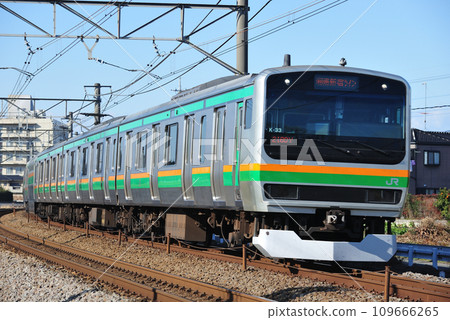 高崎線 熊谷行田 JR 東日本 E231 系 1000 系 K-33 編組(國府) 高崎線 熊谷行田 JR 東日本 E231 系 1000 系 K-33 編組(國府) 109666265