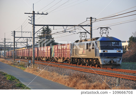 高崎線 岡部深谷 JR Freight EF210-104(吹田) 高崎線 岡部深谷 JR Freight EF210-104(吹田) 109666708