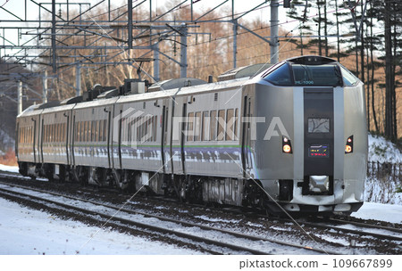 Chitose Line Kitahiroshima-Uenopporo JR Hokkaido 789 series 1000 series HL-1006 formation (Sapporo) Super Kamuy Chitose Line Kitahiroshima-Uenopporo JR Hokkaido 789 series 1000 series HL-1006 formation (Sapporo) Super Kamuy 109667899