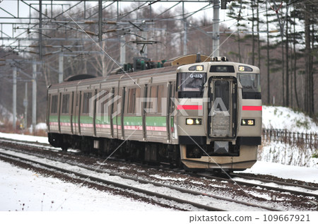 千歲線 北廣島～上野幌 JR 北海道 731 系列 G-113 編組（札幌） 109667921