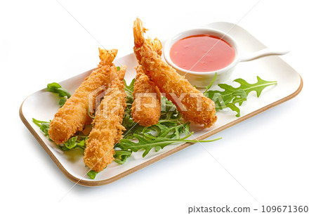 breaded Torpedo shrimps 109671360