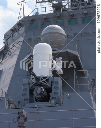 Maritime Self-Defense Force Aegis Ship Kirishima's CIWS Block 1B 109672928