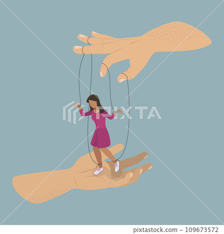 3D Isometric Flat Vector Illustration of Toxic Relationship 109673572