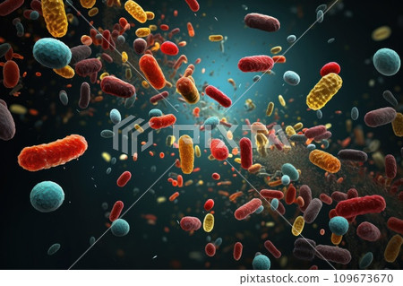 Bacteria in the microbiome help digest our food regulate our immune system 109673670