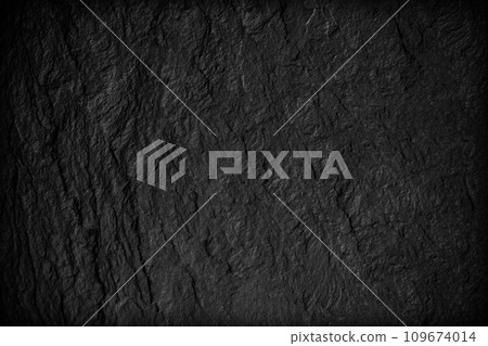 Dark grey black slate background or texture. 109674014