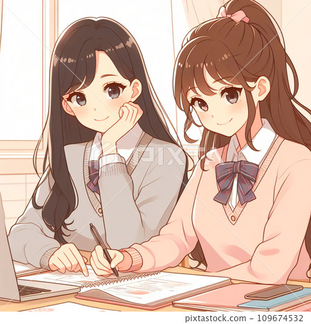 Student illustration material Student illustration material 109674532