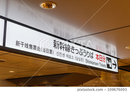 [Transportation image] Station information signboard (Tokyo Station) 109676093