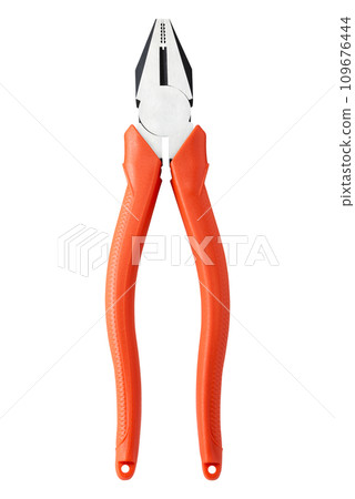 Closed pliers_white background 109676444