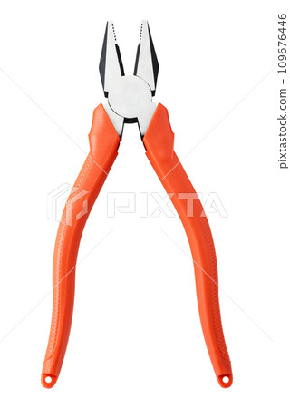 Open pliers_white background 109676446