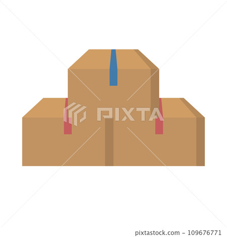 堆積的紙板 109676771