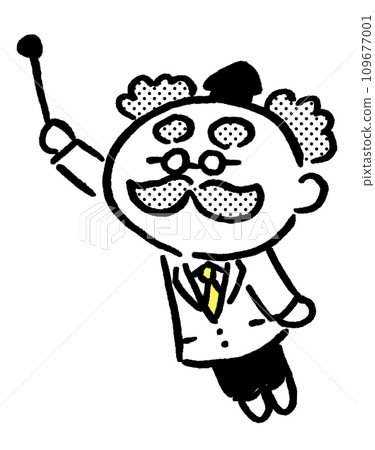 身穿白大褂圓潤可愛的醫生 109677001