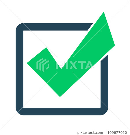 Highlighted checkbox green 109677030
