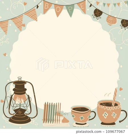 Coffee retro background 109677067