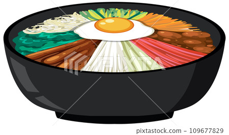 Traditional Korean Food Vector 109677829