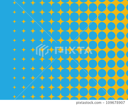 Halftone background light blue/yellow 109678907