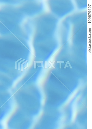 Ripples floating in the pool, summer color image 109679497